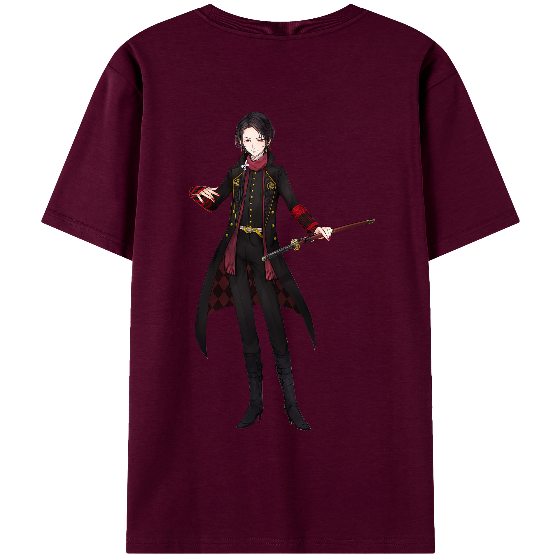 （画像用） 刀剣乱舞 Touken Ranbu レディース半袖Tシャツ(バックプリント)